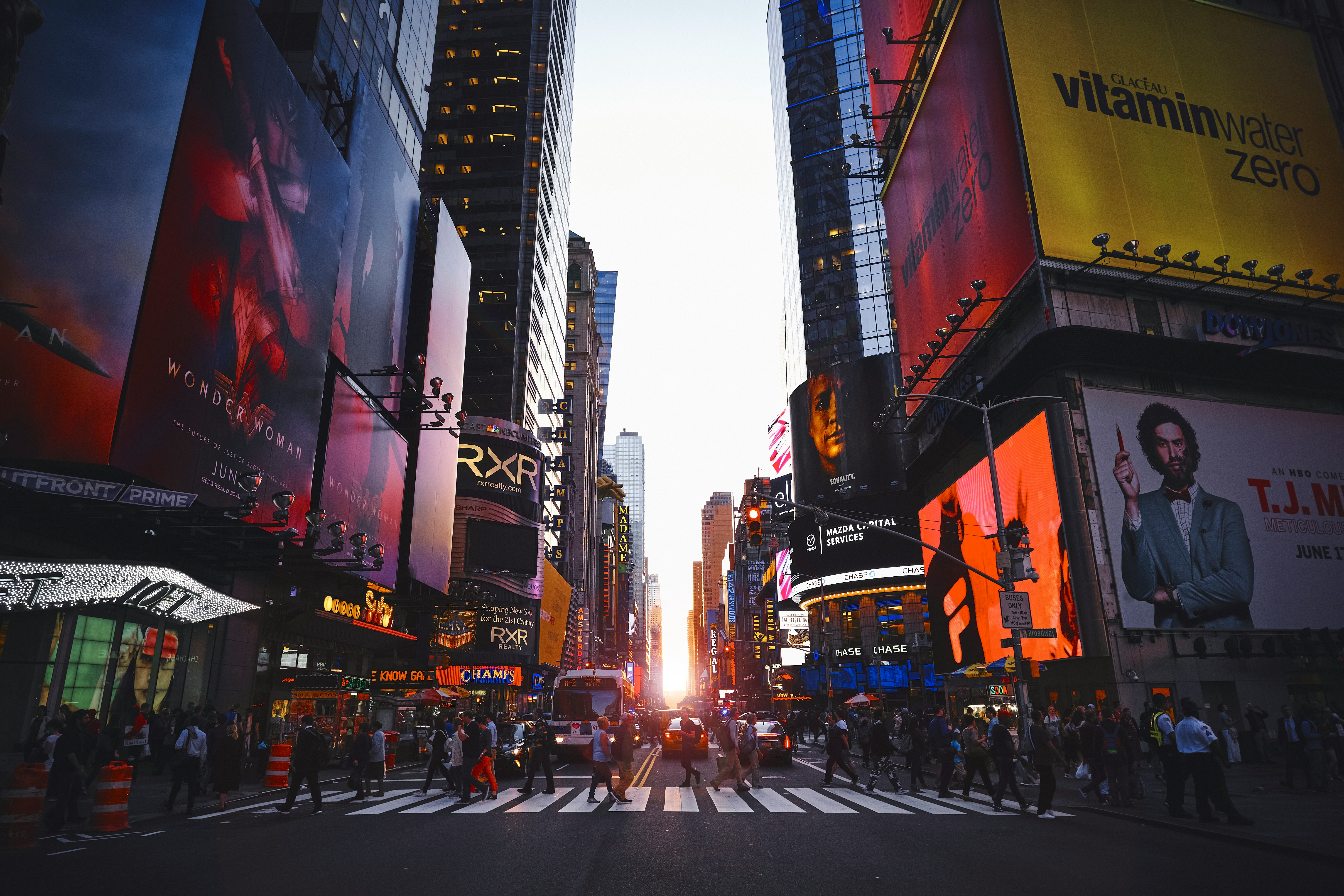 Time Square, New York durante il giorno