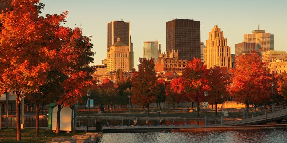 Paisagem de Montreal