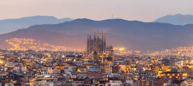 Imagem da cidade de Barcelona na Espanha