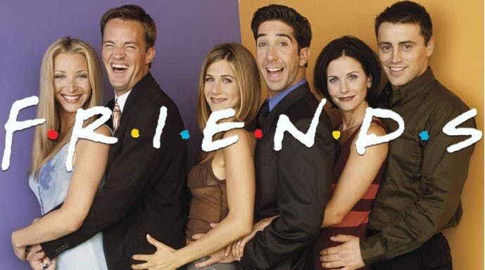 Capa da série americana "Friends".