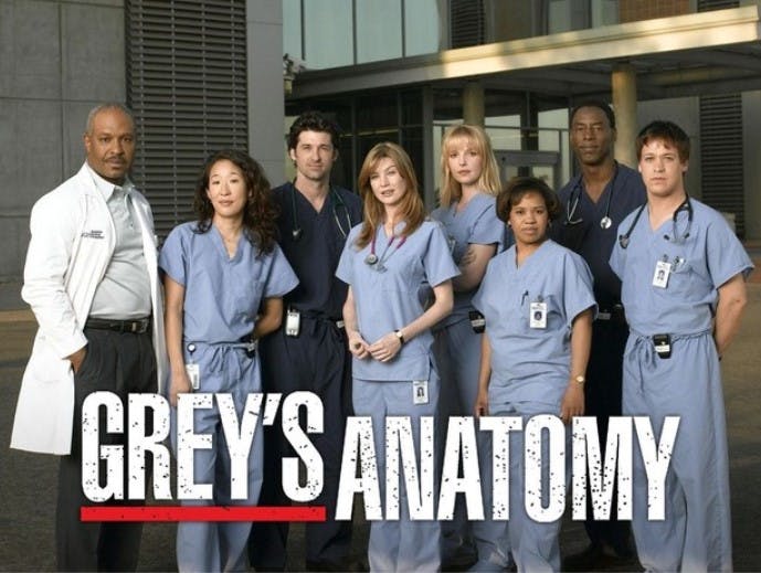 Capa da série "Grey's Anatomy".