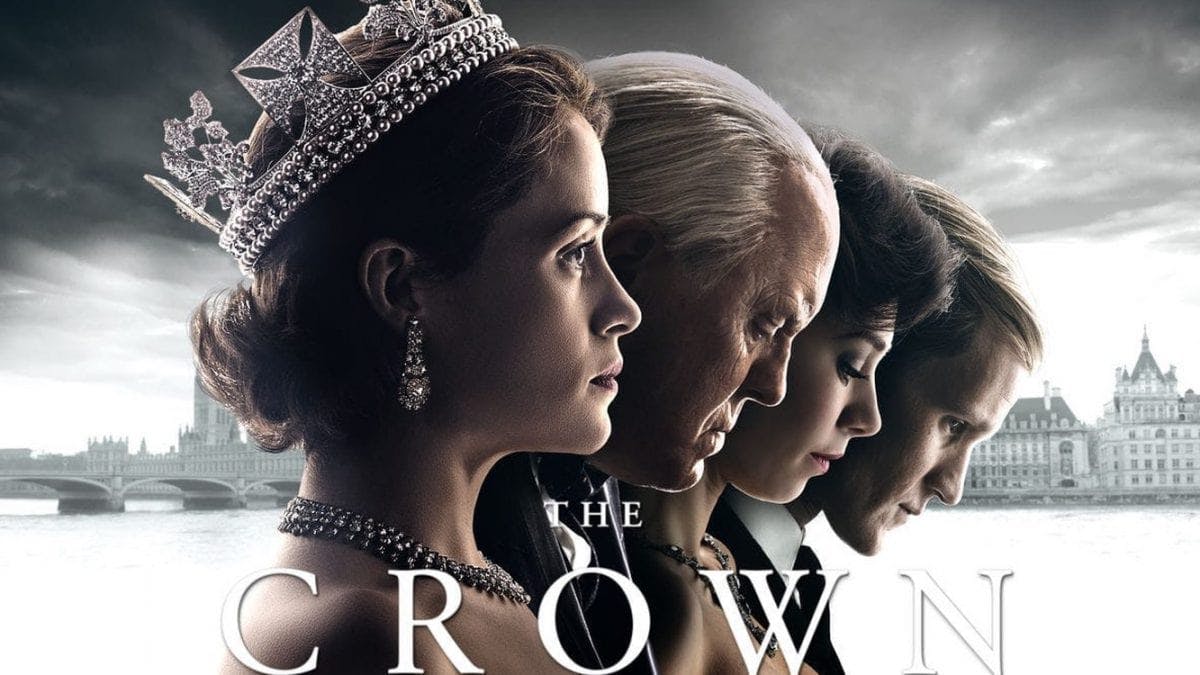 Capa da série "The Crown".