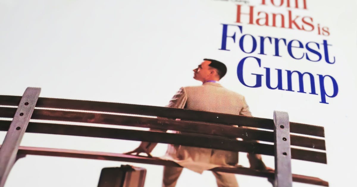 Capa do filme "Forrest Gump".