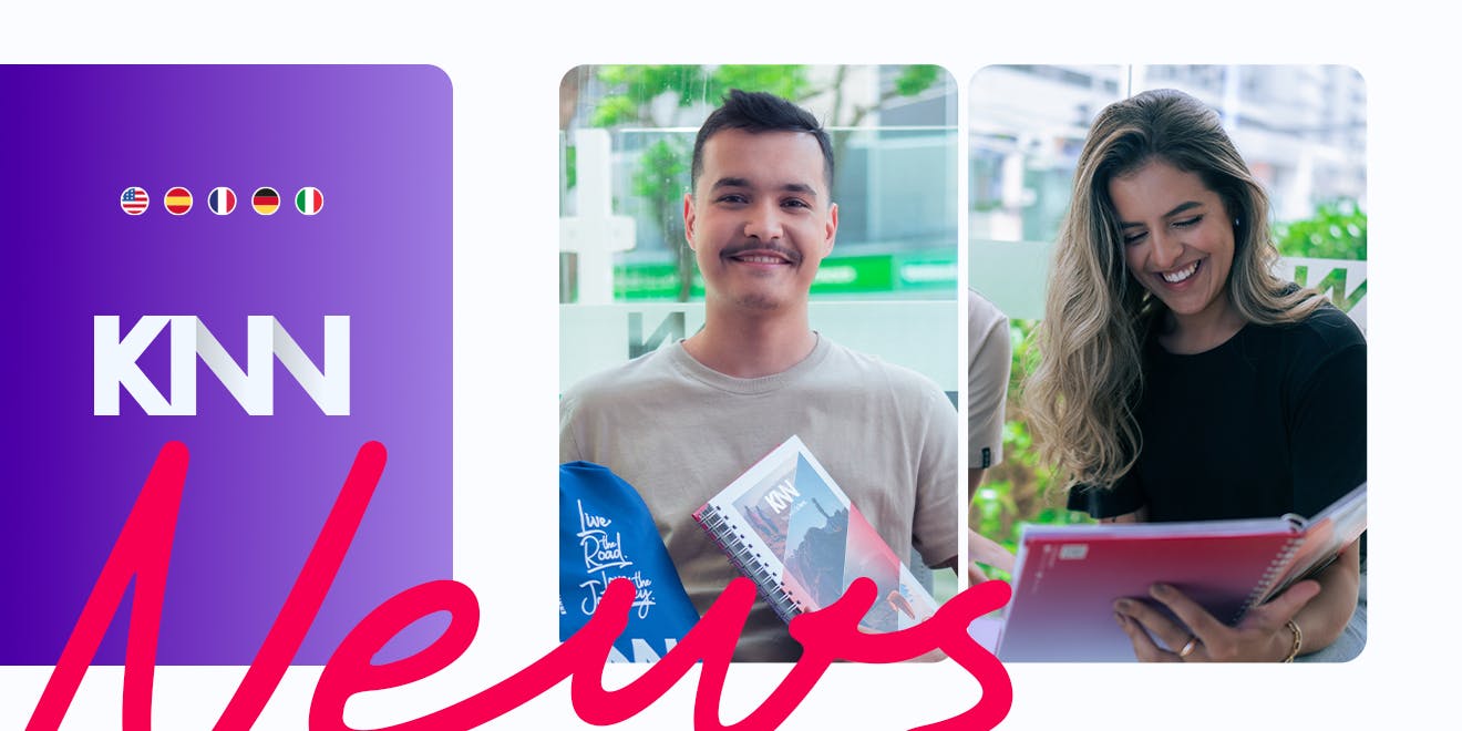 Capa da KNN News do Aluno com foco no público B2C.