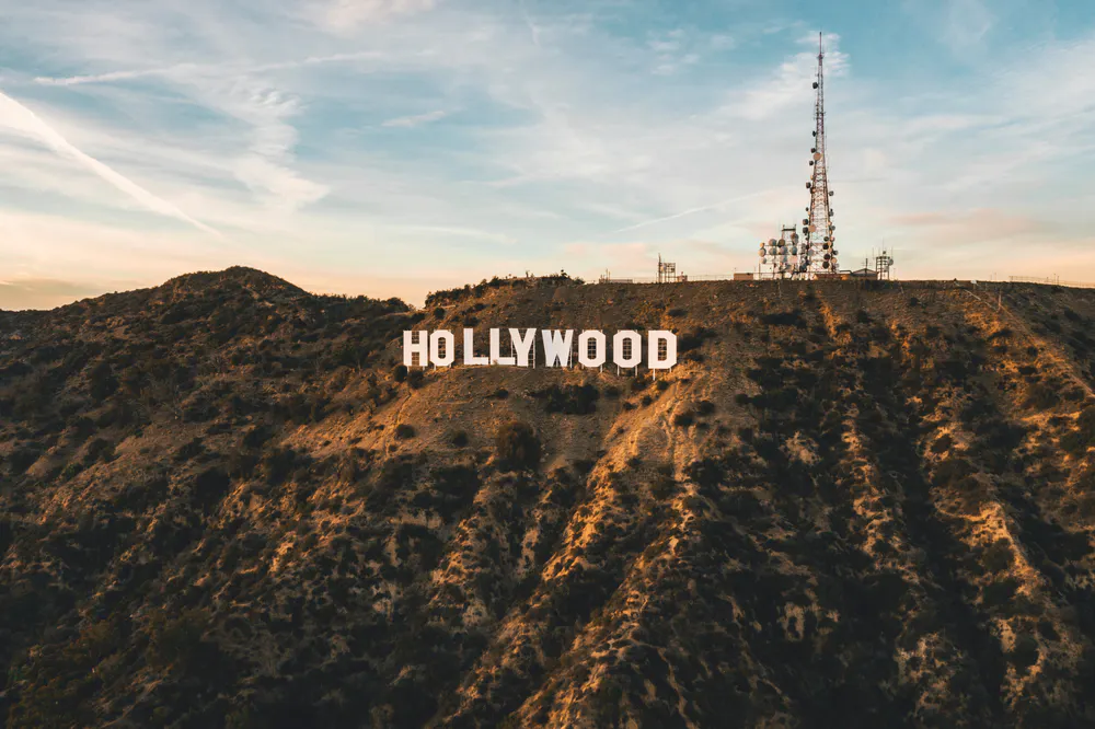 Foto de Hollywood na cidade de Los Angeles.