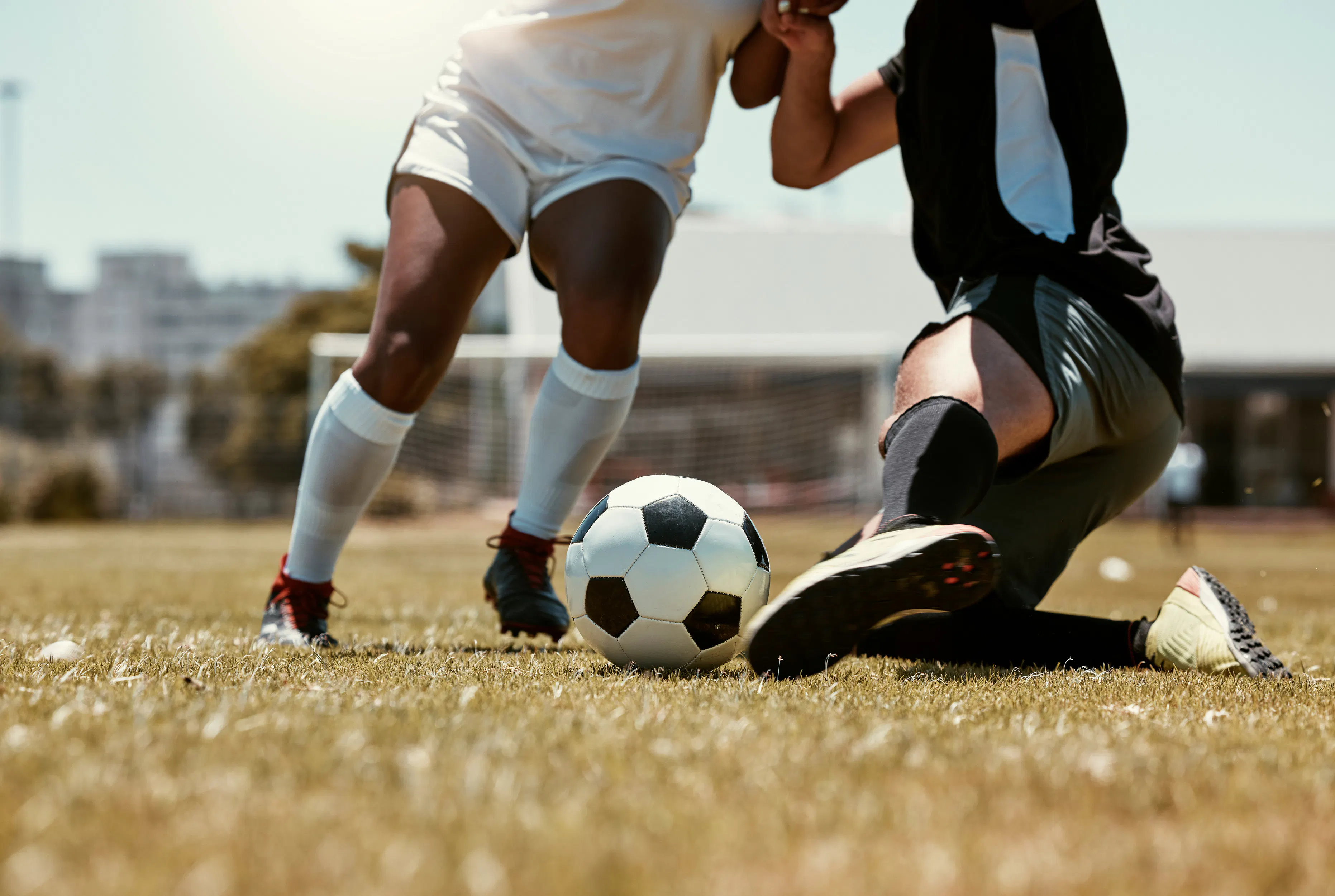 Dois jogadores em campo