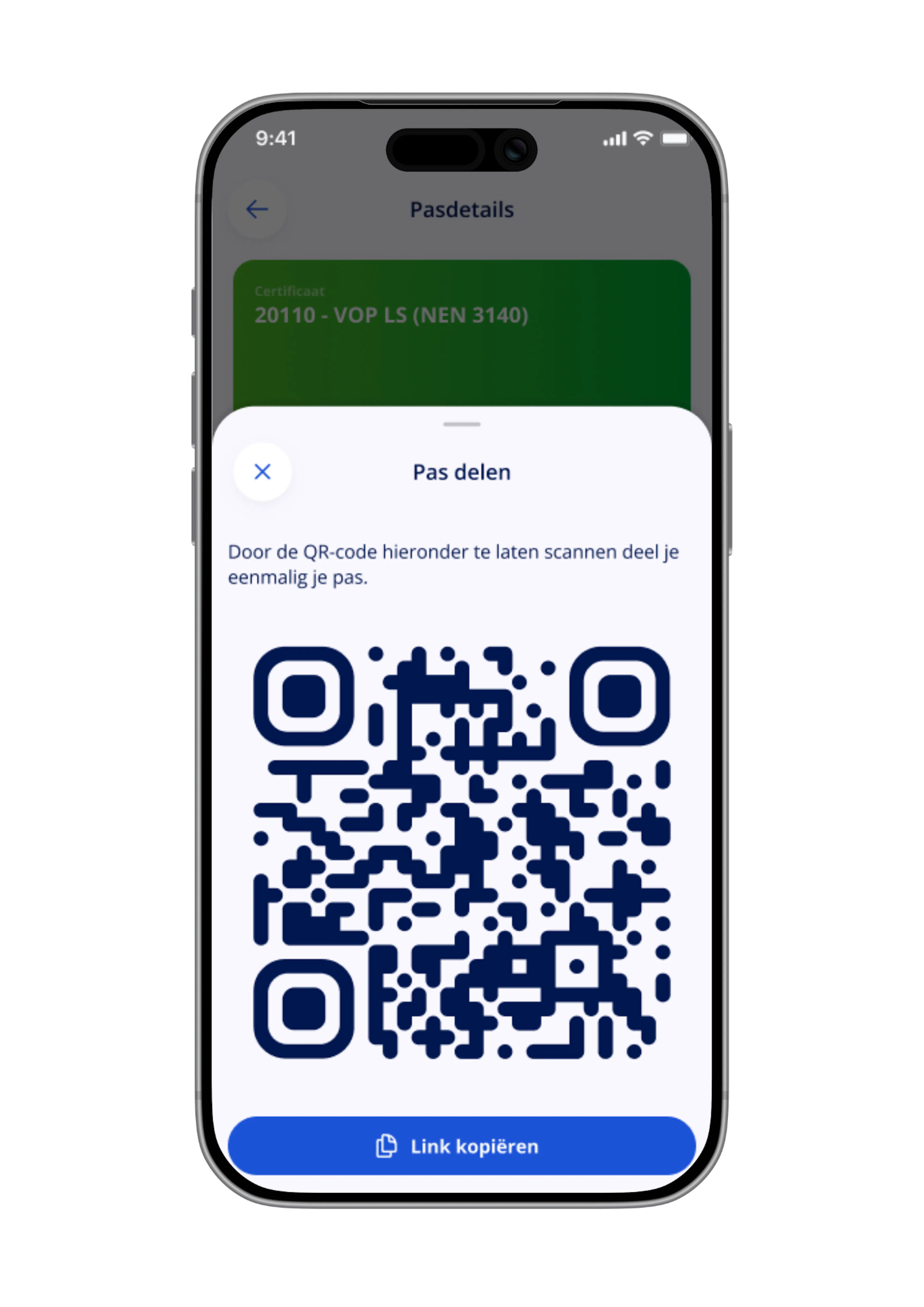 Check nu simpel en eenvoudig je vakspecialist aan de deur via een QR-code.