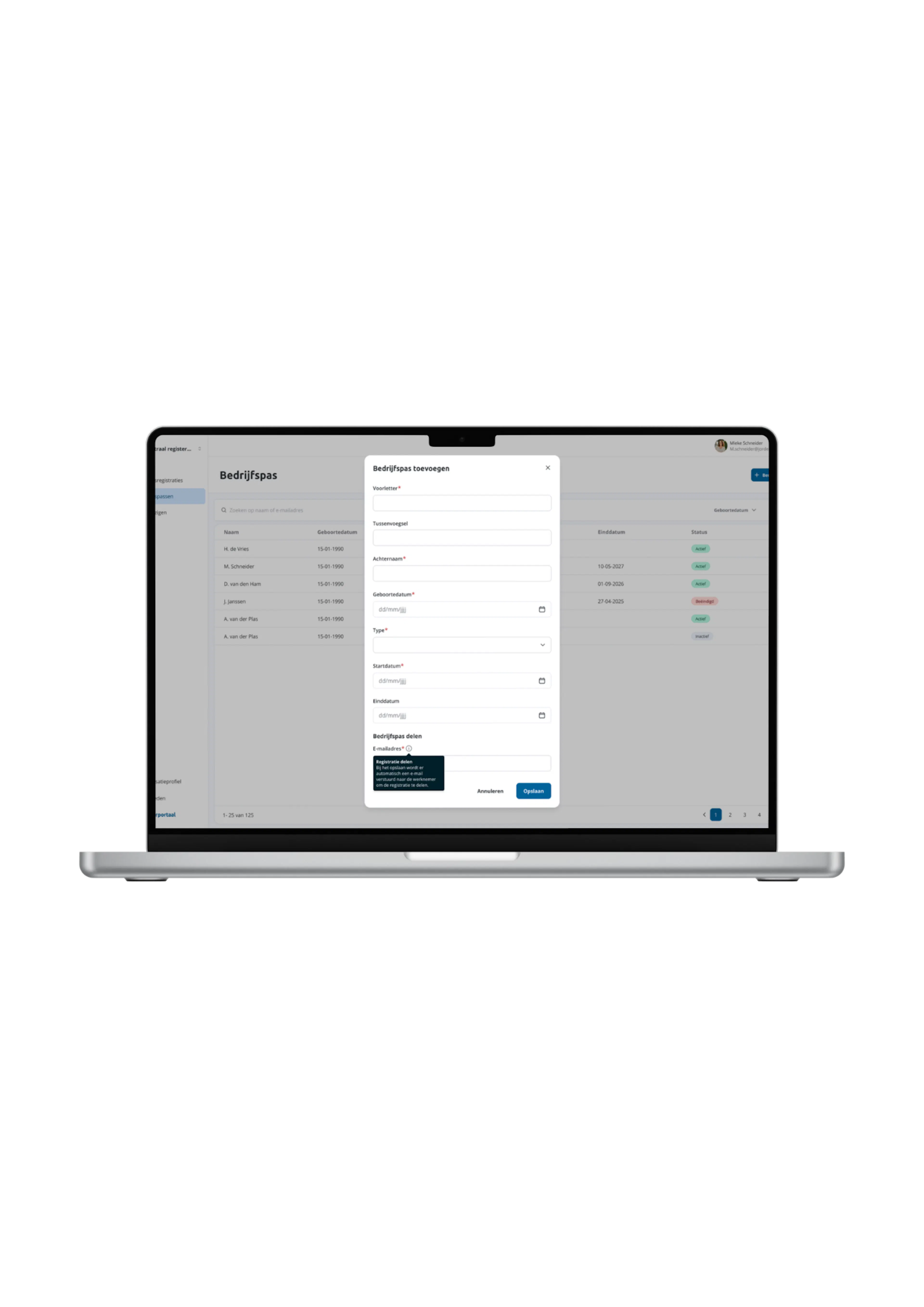 Stappenplan inloggen vakbedrijven in het Centraal Register Techniek.