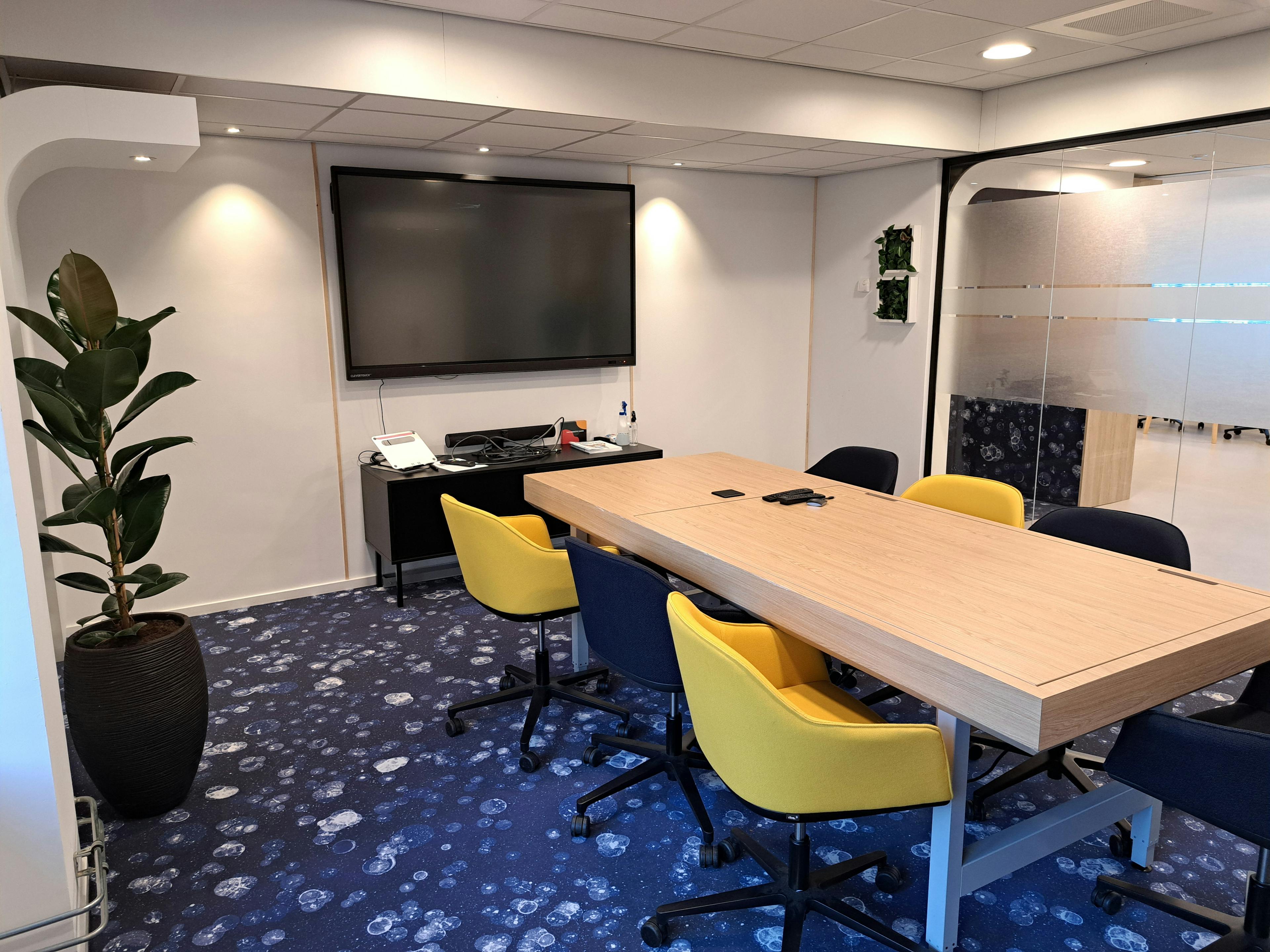 Vergaderruimte bij het Centraal Register Techniek.