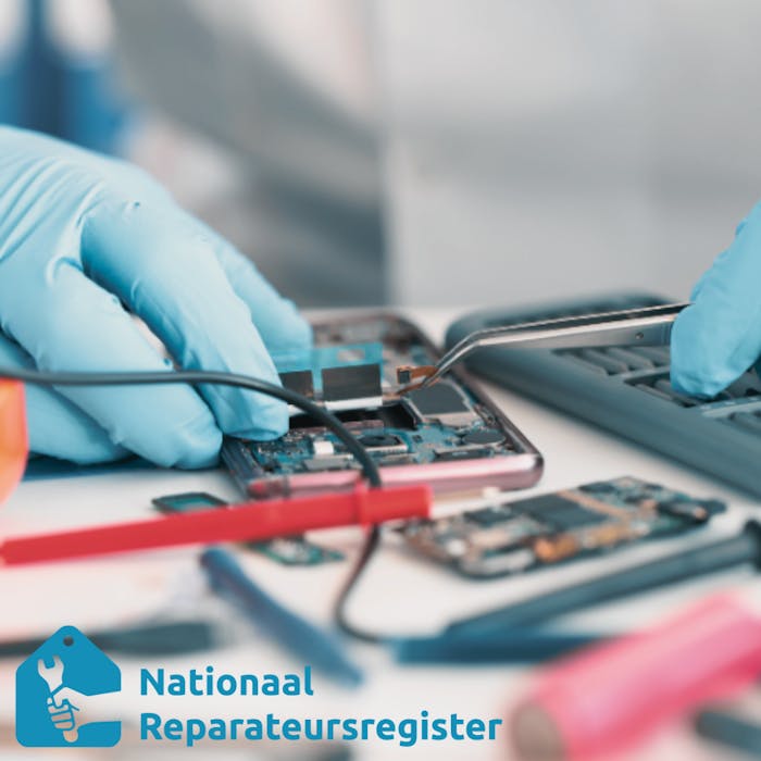 Repareren van consumentenelektronica kost minder energie en grondstoffen dan produceren.