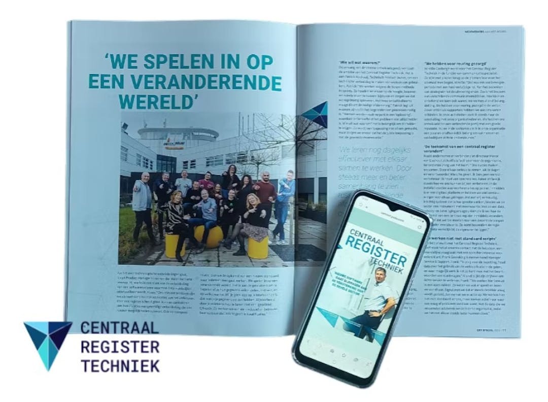 Het nieuwe Centraal Register Techniek jaarverslag/magazine is uit!