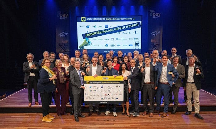 Bestuursakkoord Digitale Gebouwde Omgeving 2027 getekend door 39 ketenpartijen.