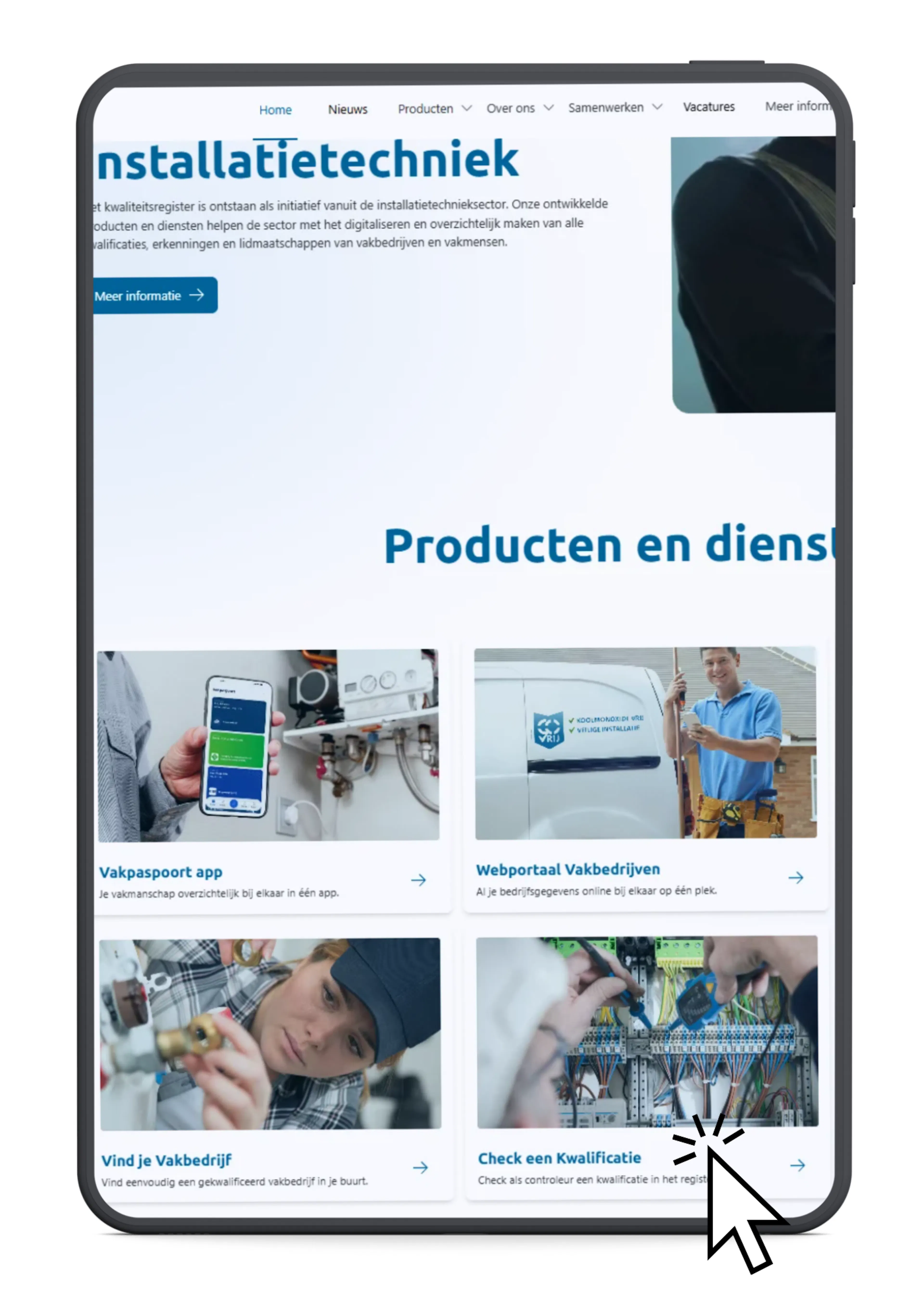 Stap 1: Stappenplan checken van een kwalificatie in het Centraal Register Techniek.