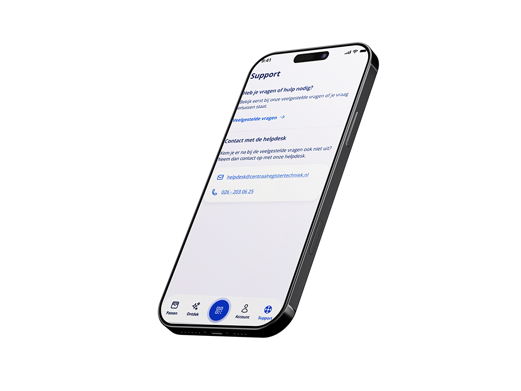 Contactgegevens Centraal Regsiter Techniek