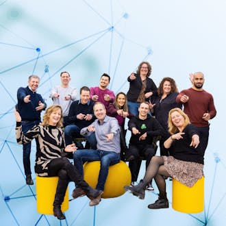Het team achter de ontwikkeling van de Vakpaspoort app.