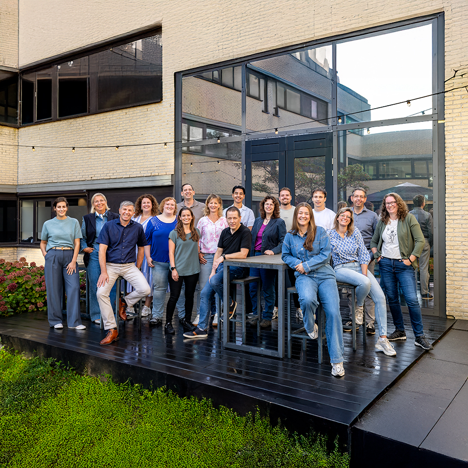 Het team achter de ontwikkeling van de Vakpaspoort app.