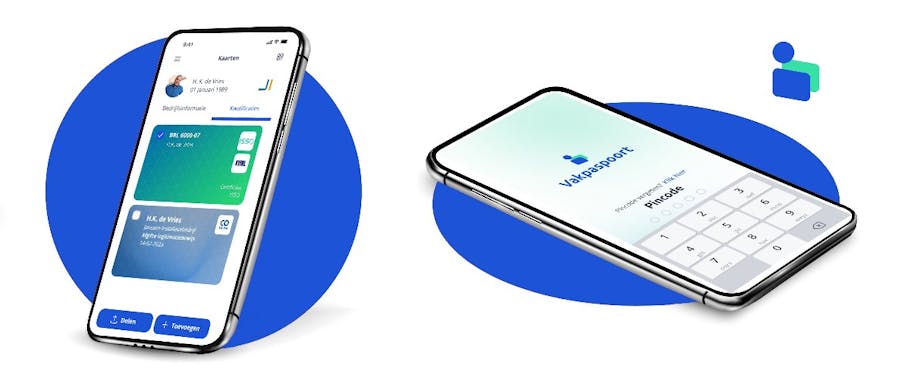 Het Vakpaspoort heeft een nieuw verfrissend en herkenbaar blauw/groen logo.