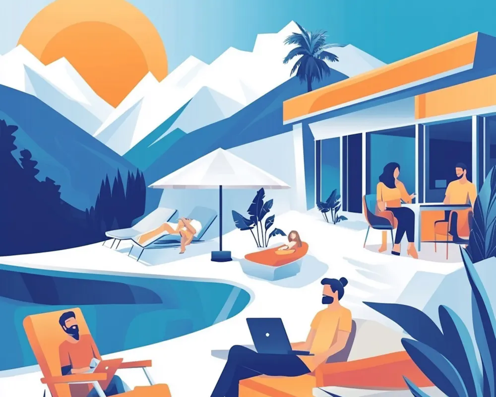 We rent guest marketing for summer seasons