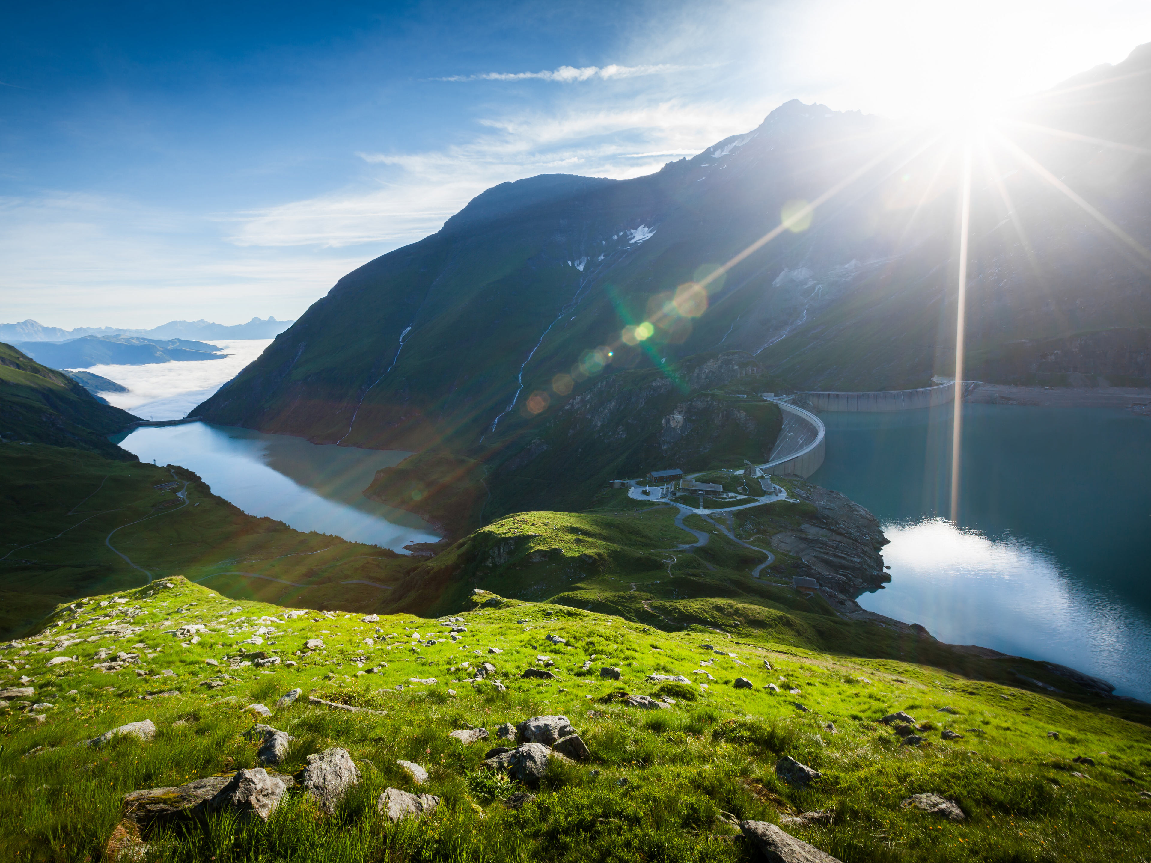 If you are visiting the Dam of Kaprun anyway, you can also go for a small hike up there
