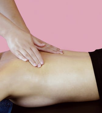 massage du dos femme