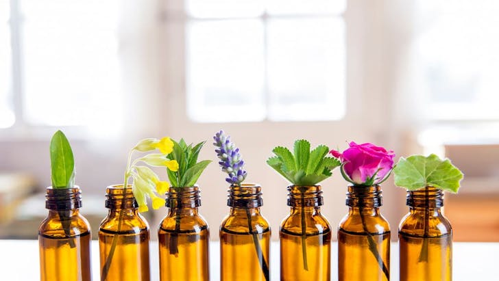 Variety of essential oils