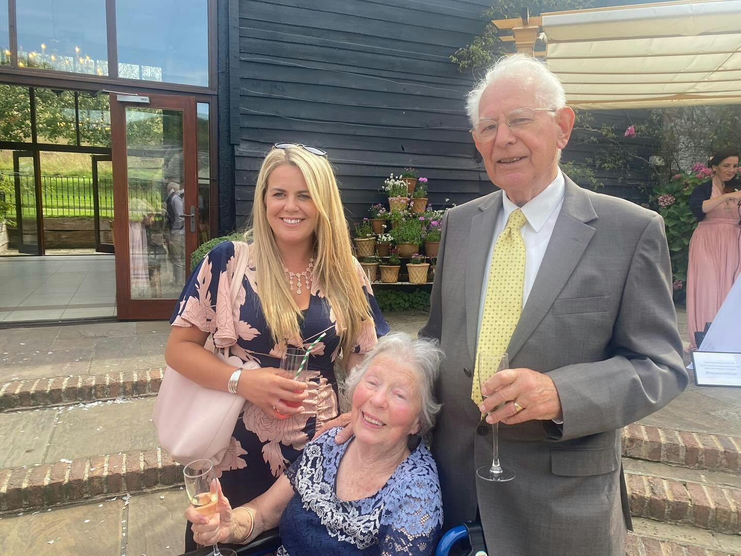 Wedding guest chaperone and elderly clients