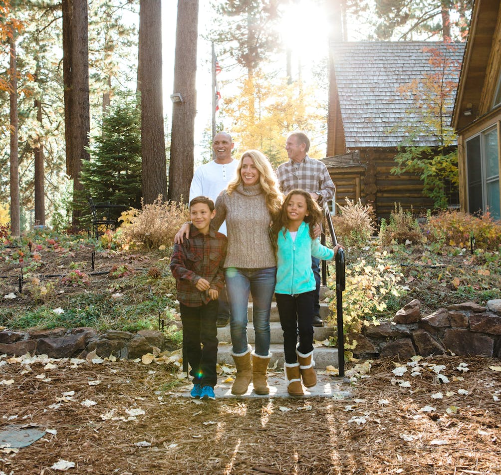 family in North Lake Tahoe