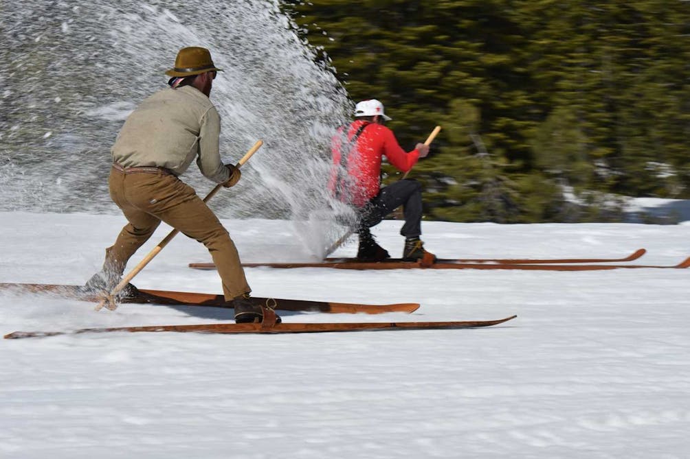 winter longboard race