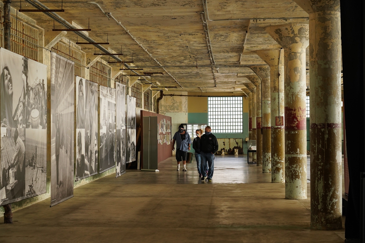 Red Power on Alctraz exhibit on Alcatraz Island 