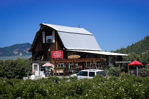 Outdoor photo of Pennington Farms in Grants Pass Southern Oregon 