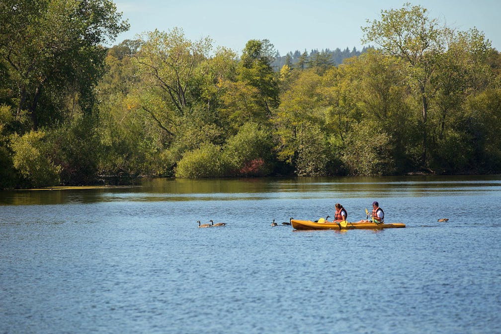 Sonoma County Wellness Outdoors kayaking Spring Lake