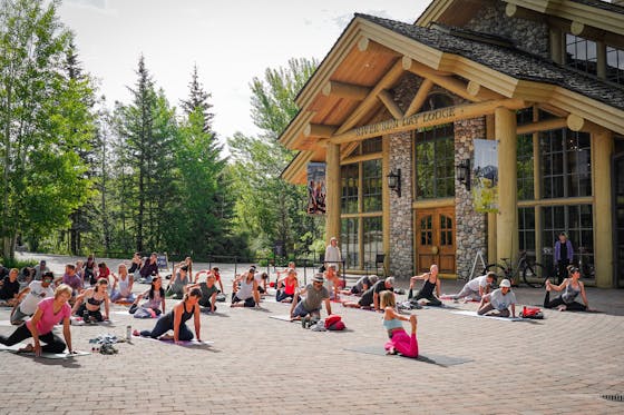 Yoga at River Run Lodge in Sun Valley Idaho