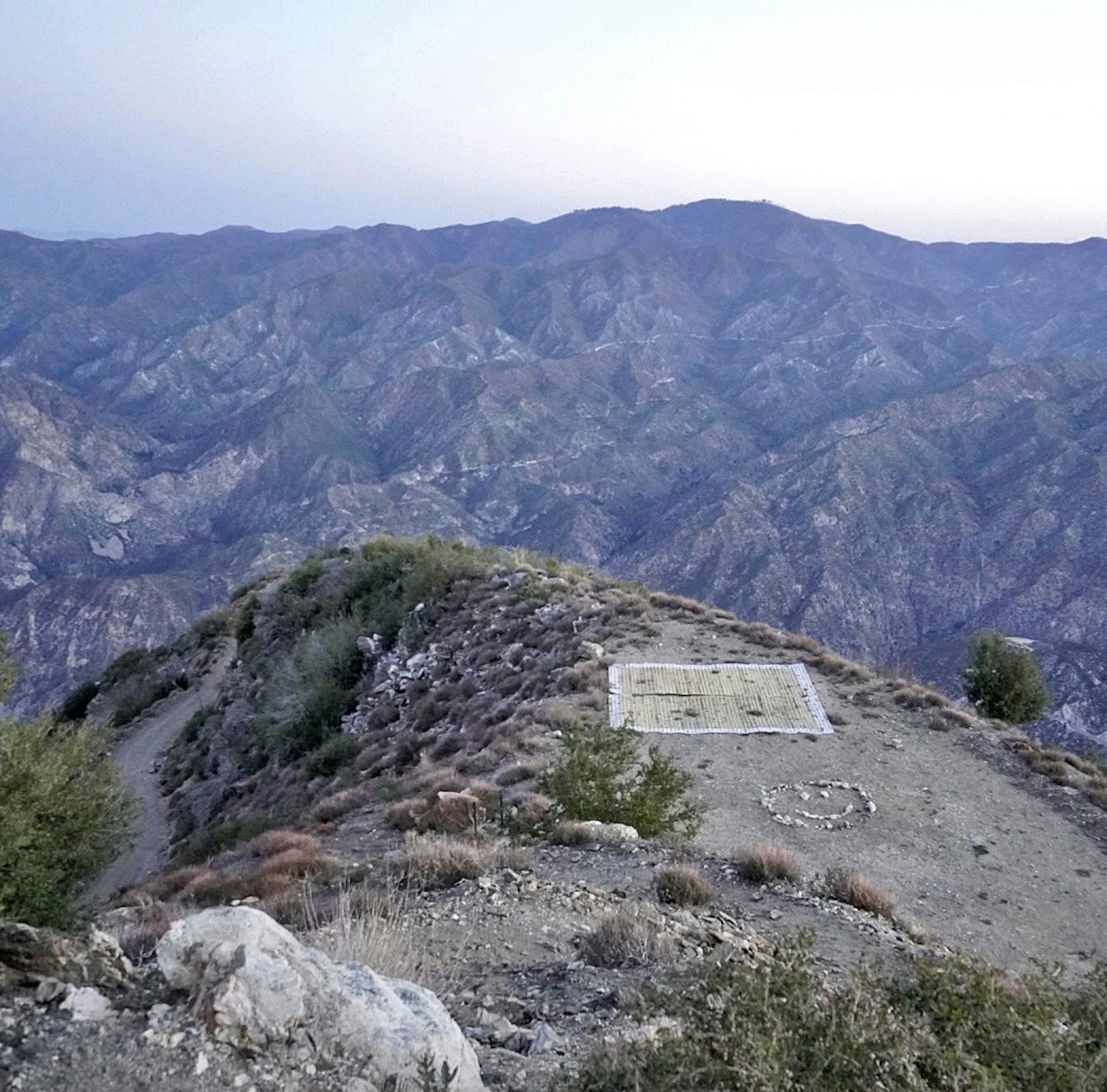 vantage of Josephine Peak and a rock formation of a smiling face