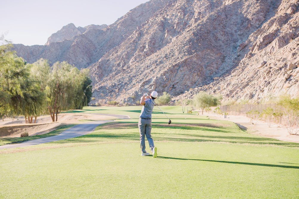 golfer in La Quinta