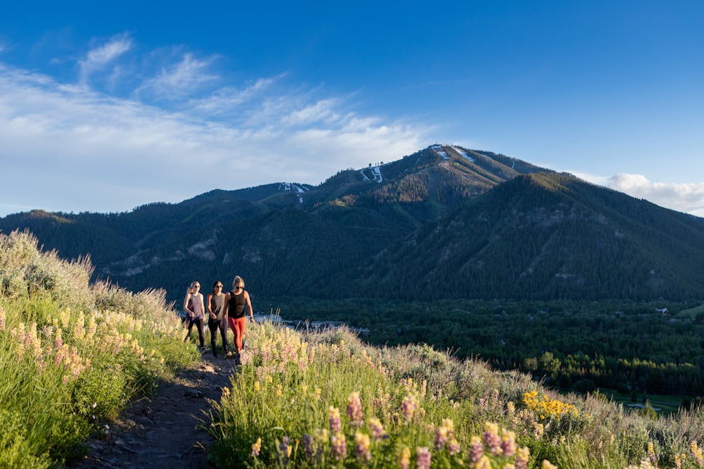 hiking Sun Valley