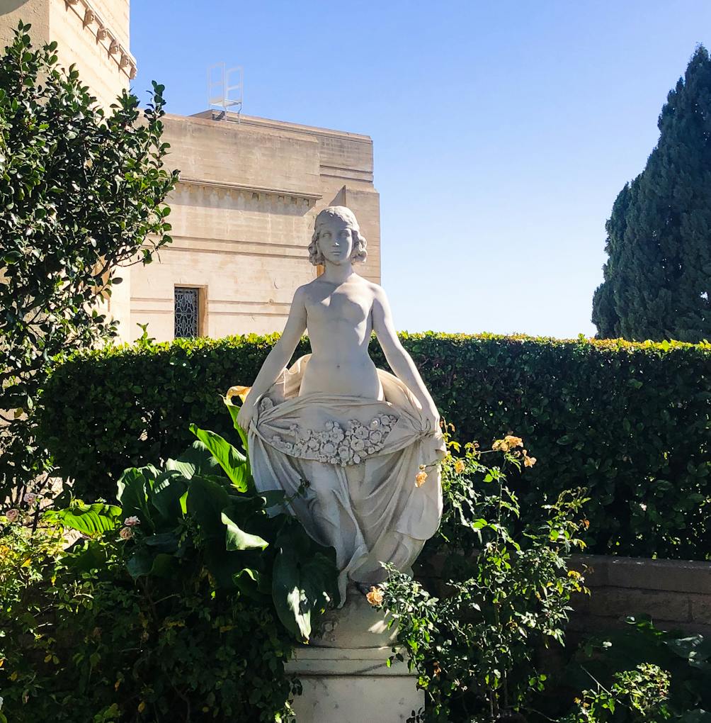 Statue at Forest Lawn Cemetery in Glendale California