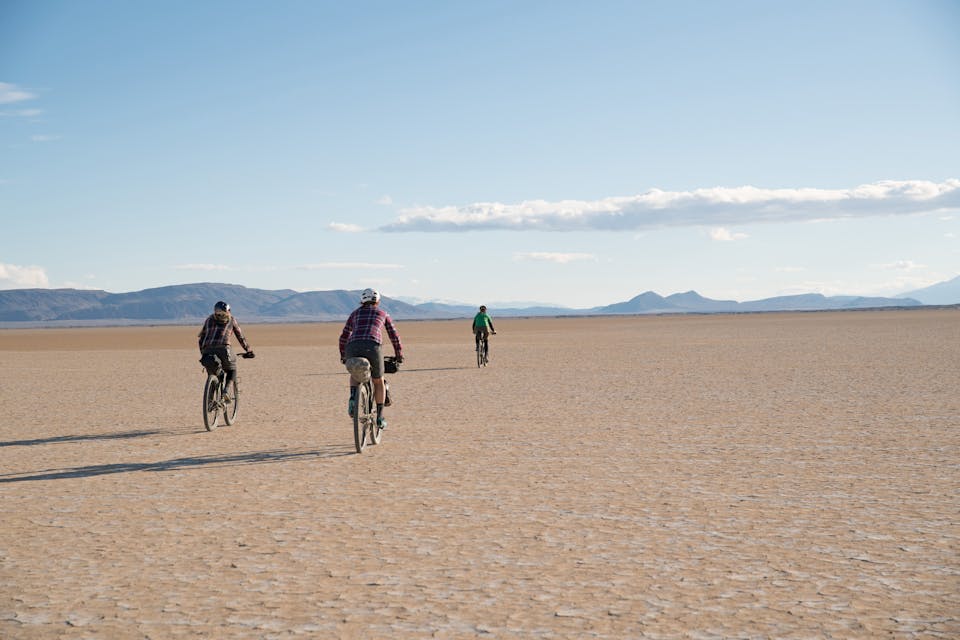 biking the Alvord Desert in Oregon