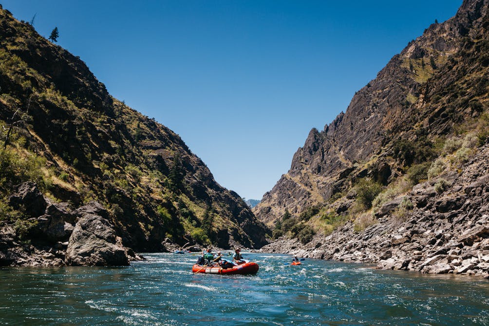 whitewater rafting Sun Valley