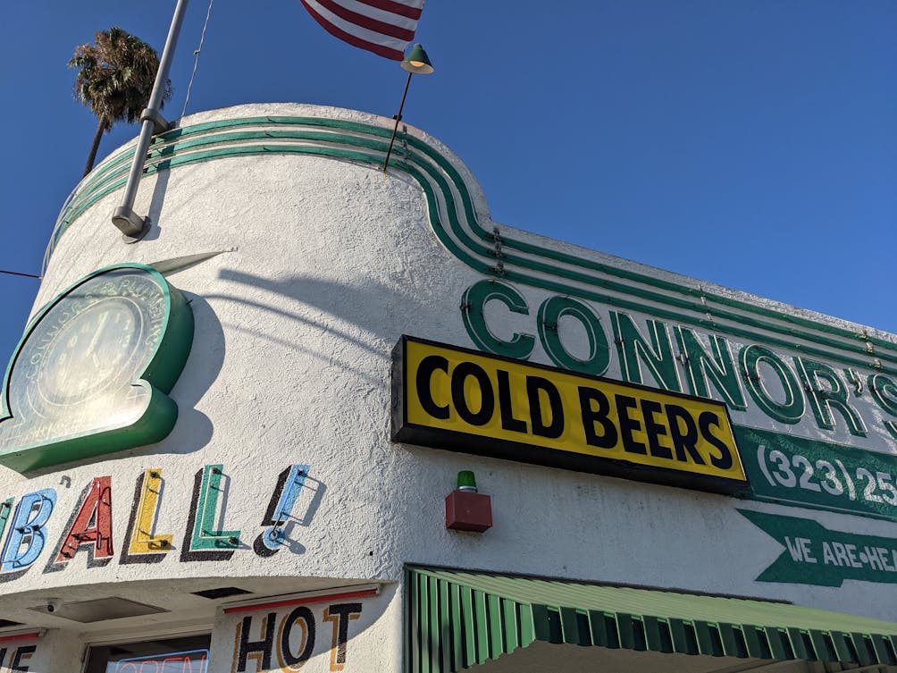 Walt's Bar with cold beers in Los Angeles 