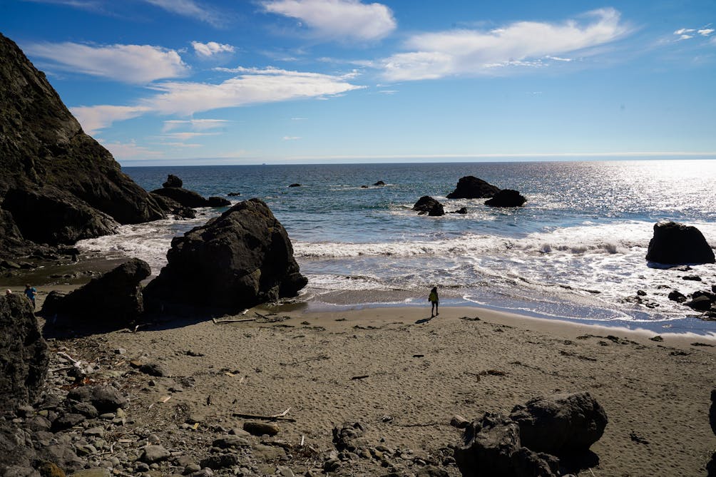 Pirates Cove Beach in the Marin Headlands 