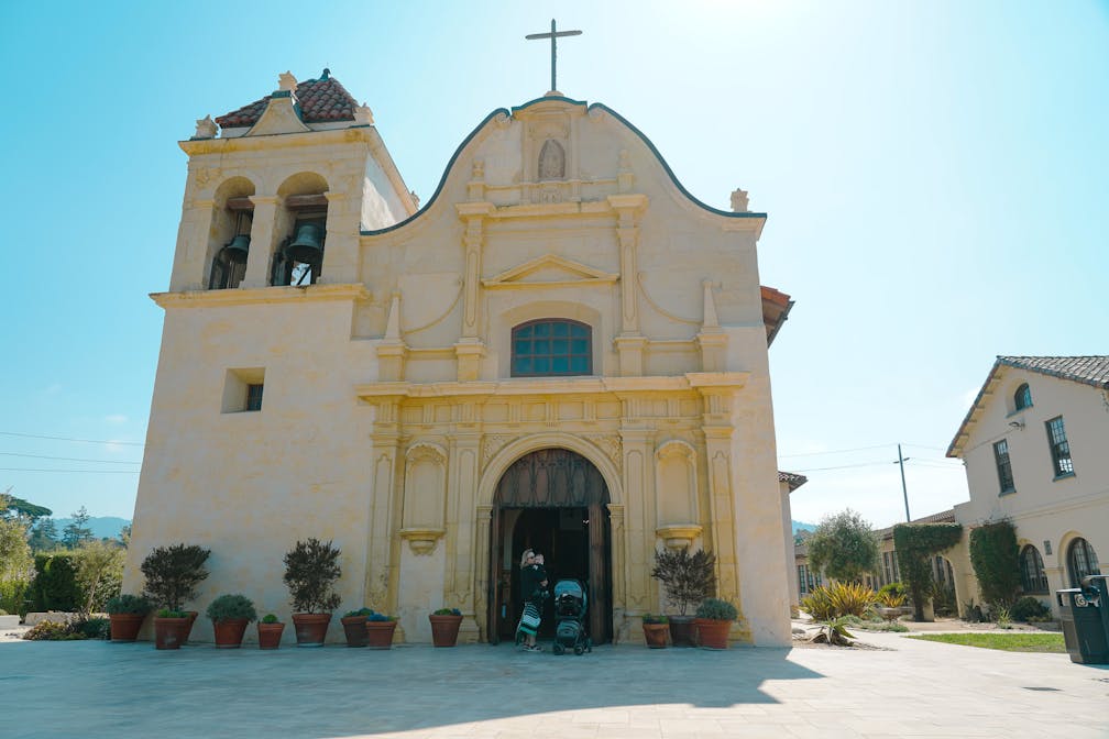 old church on Monterey Path of History