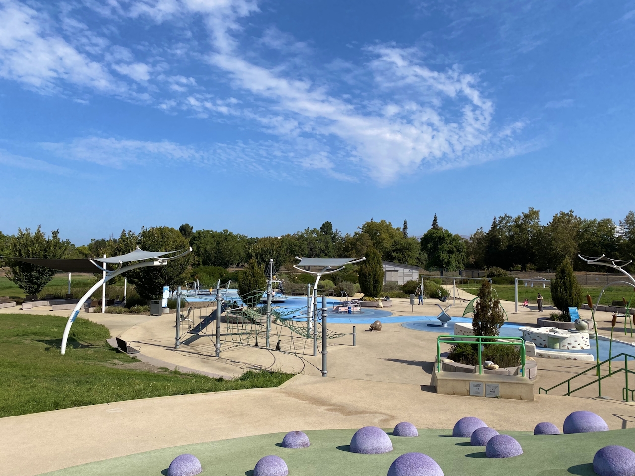 the new Rotary PlayGarden in San Jose along the Guadalupe River Trail 