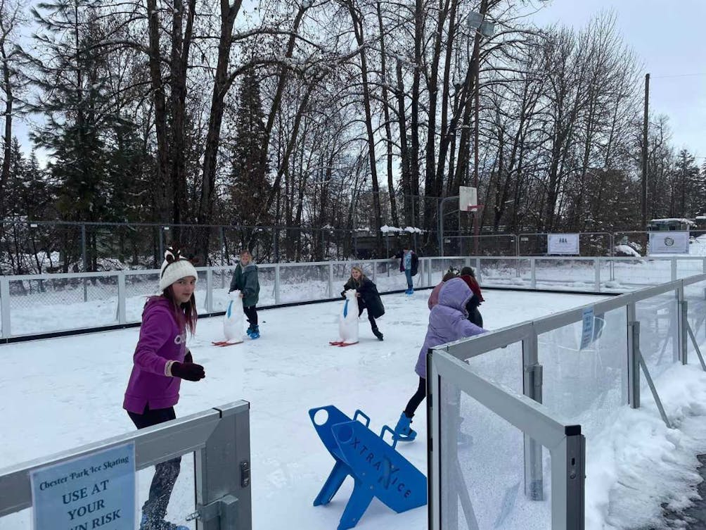 outdoor ice rink