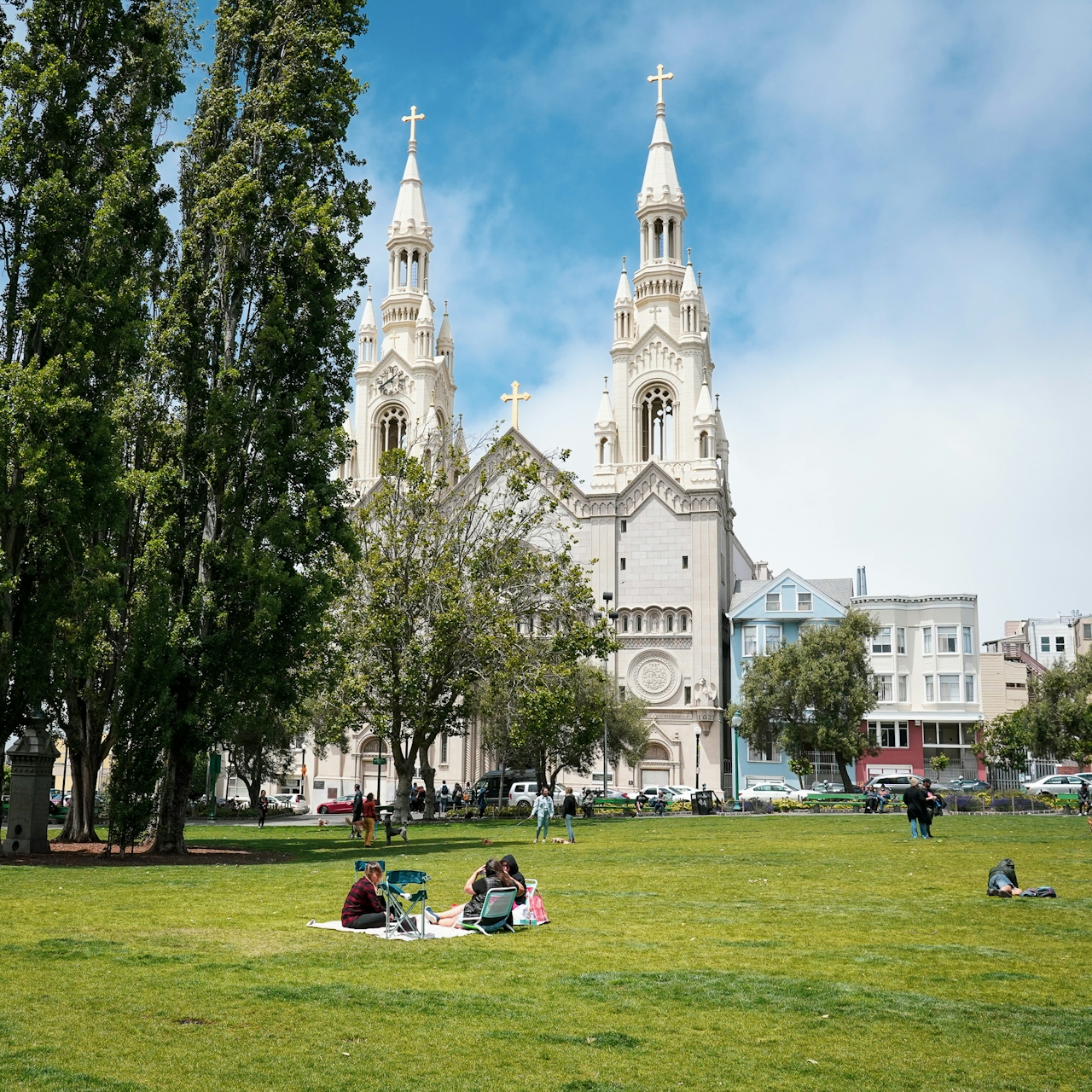 Washington Square Park on Barbary Coast Trail San Francisco