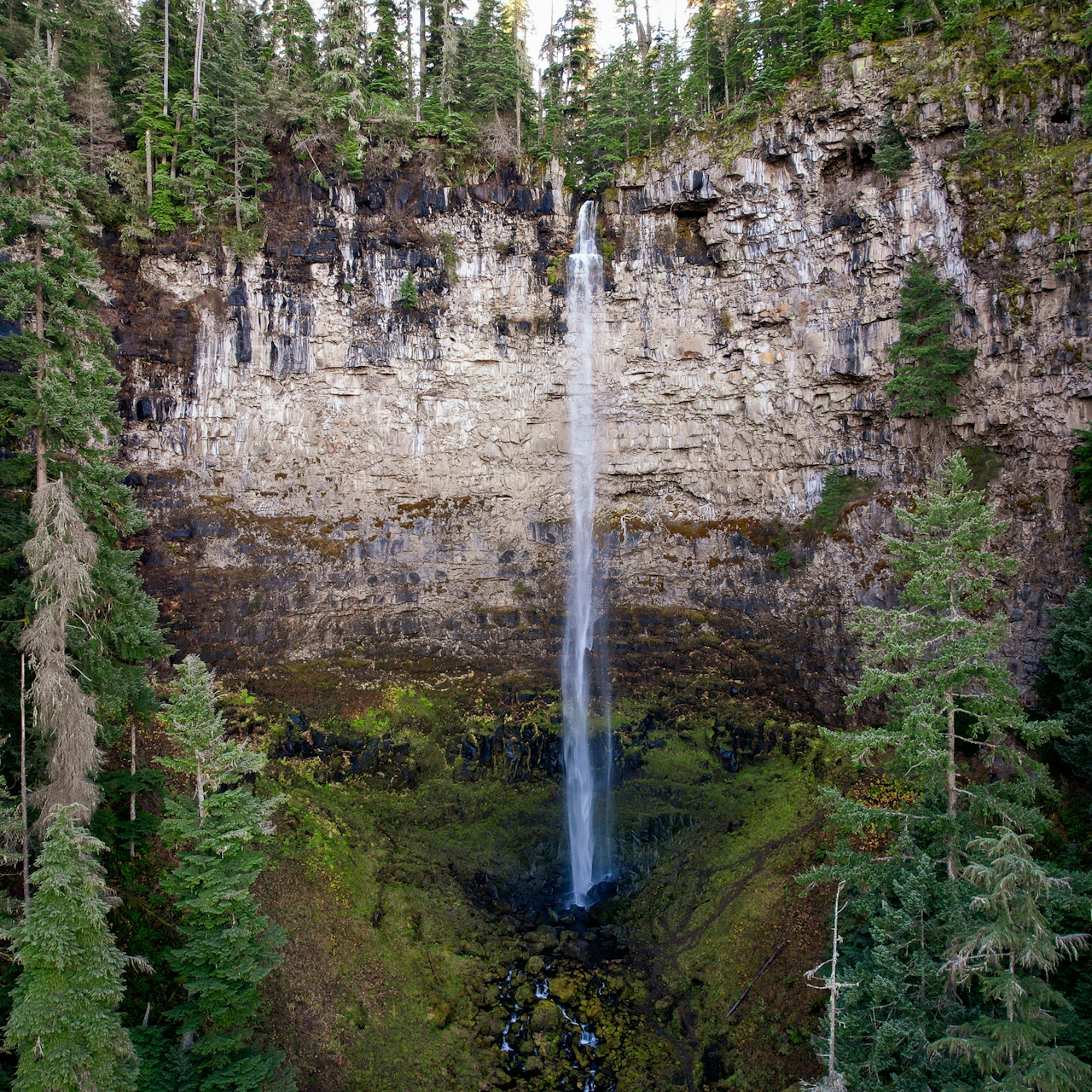 Watson Falls on the Highway of Waterfalls in Southern Oregon 