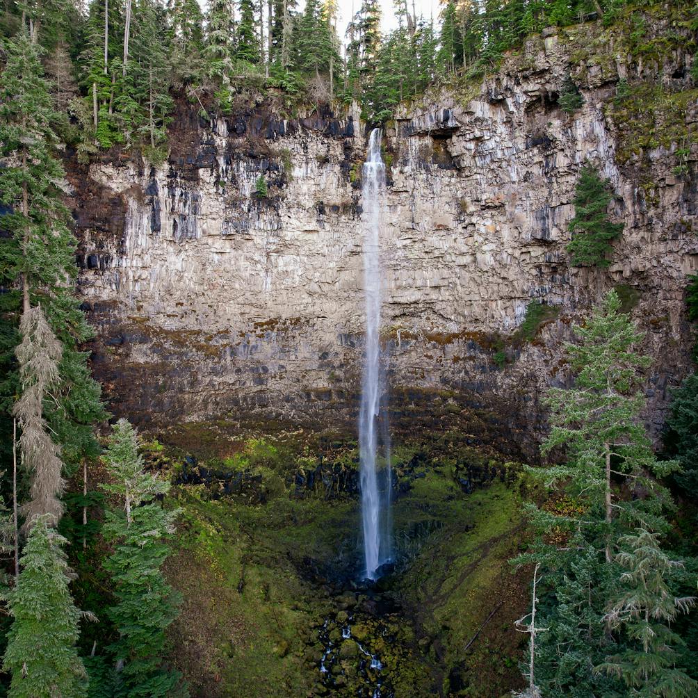 Watson Falls on the Highway of Waterfalls in Southern Oregon 