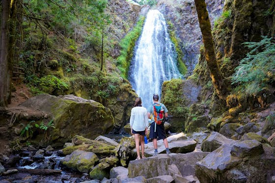 Hike to Susan Creeks Falls Off of Oregon’s Highway of Waterfalls   
