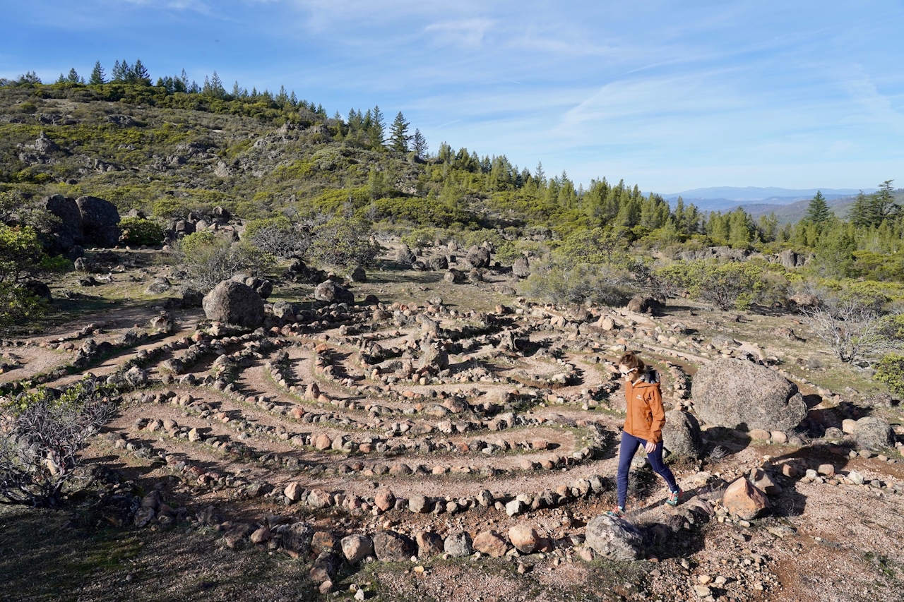 Hike Table Rock Labyrinth in Napa 