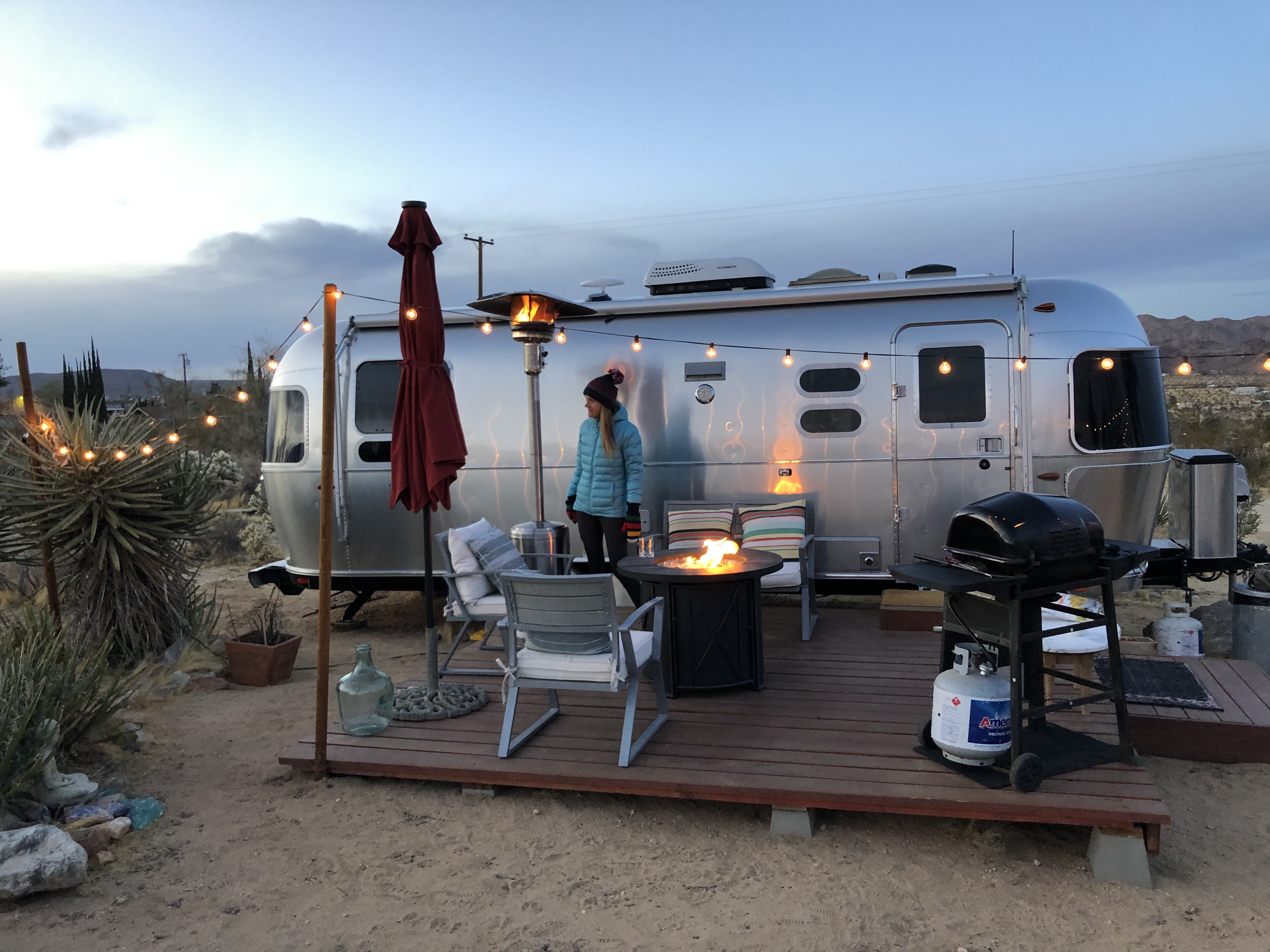 Airstream at Joshua Tree