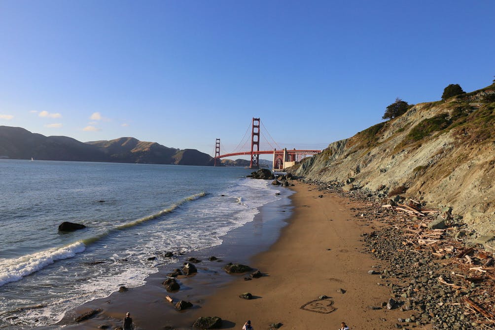Hike in to Marshall Beach in San Francisco 